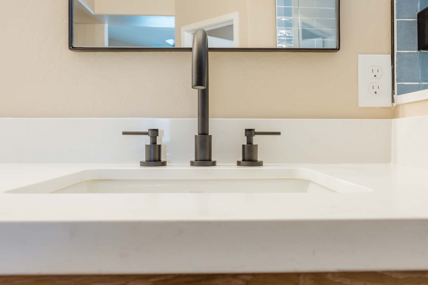 BLUE WAS THE COLOR Gilbert Master Bath Remodel