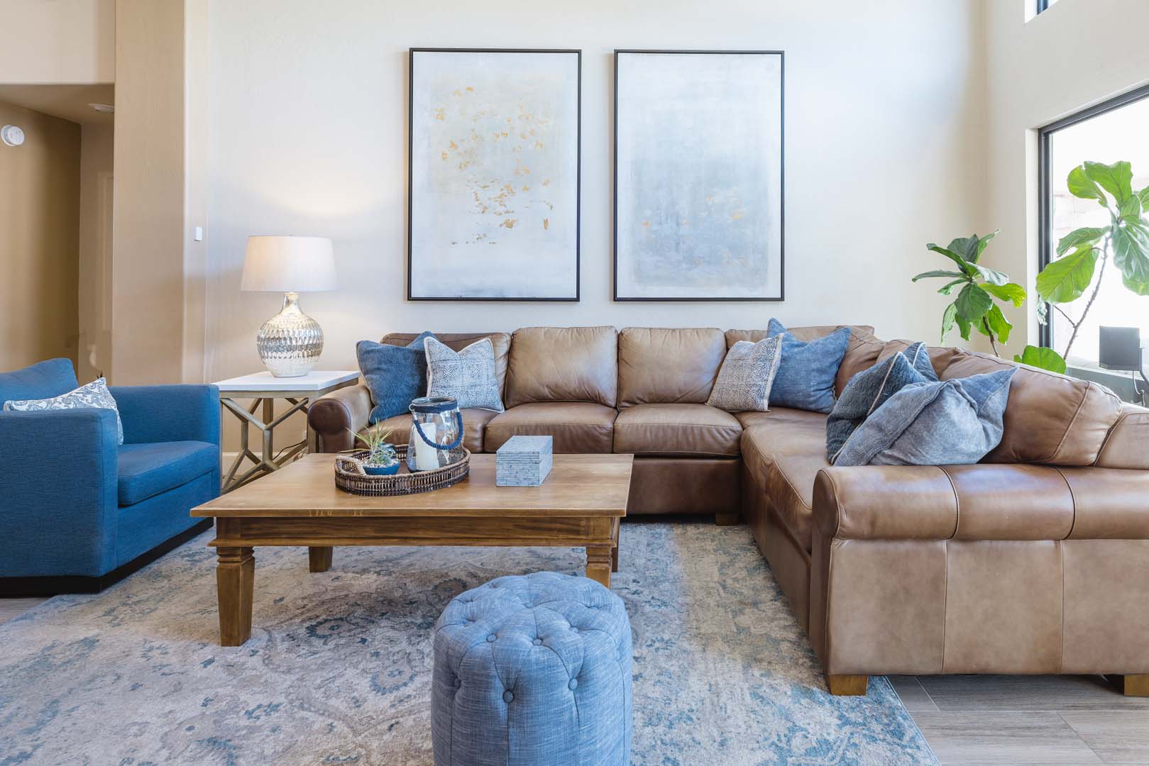 BLUE WAS THE COLOR Gilbert Master Bath Remodel