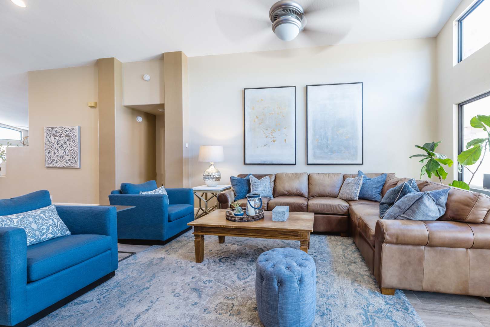 BLUE WAS THE COLOR Gilbert Master Bath Remodel