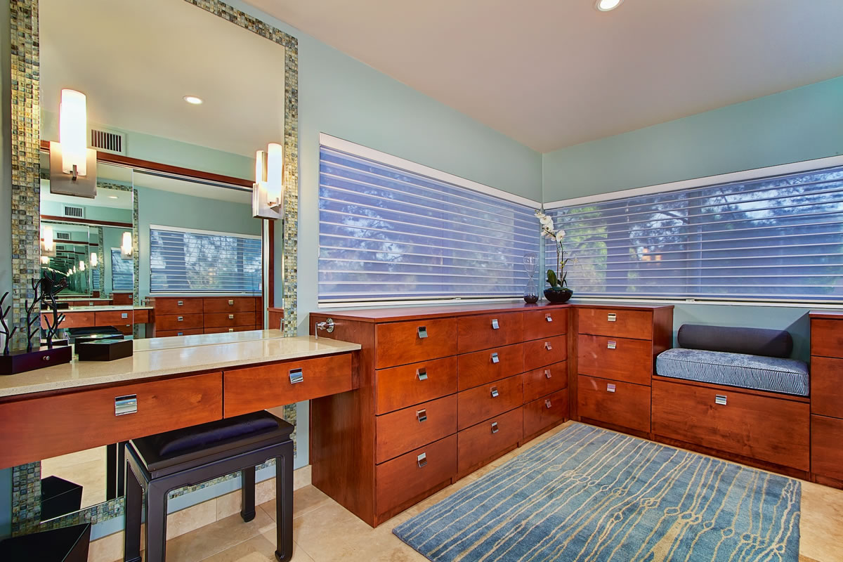 Central Phoenix Master Bathroom Remodel Interior Design by Elle Interiors