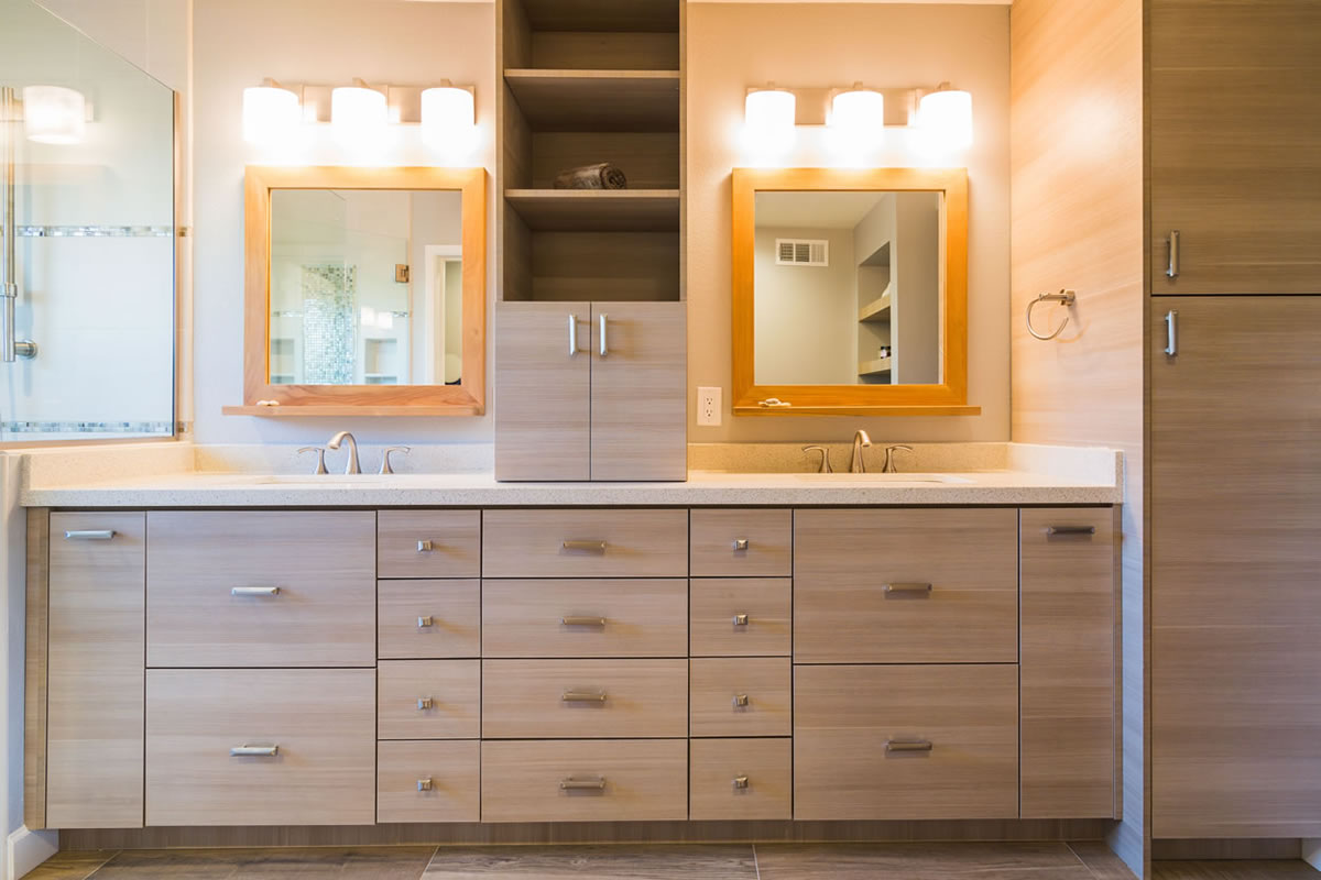 Tempe Master Bath Remodel Interior Design by Elle Interiors